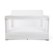 Lunaire Full Size Mesh Crib and Playard - Driftwood Grey