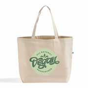 Custom Large Recycled Cotton Canvas Tote Bag With Logo