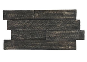 Interlocking Rustic Barnwood Faux Wall Panels