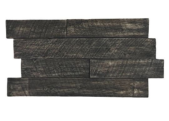 Interlocking Rustic Barnwood Faux Wall Panels