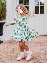 Hazel Dress - Dreaming of a Pink Christmas