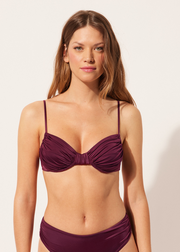 Balconette Bikini Shiny Satin