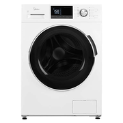 Midea - 3.1 cu. Ft  Front Load Washer in White - MLH27N5AWWC