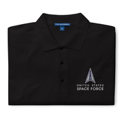 United States SPACE FORCE Embroidered Logo Polo
