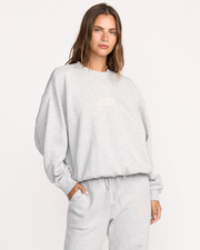 So Sunny Kendal Crewneck Sweatshirt - Heather Grey