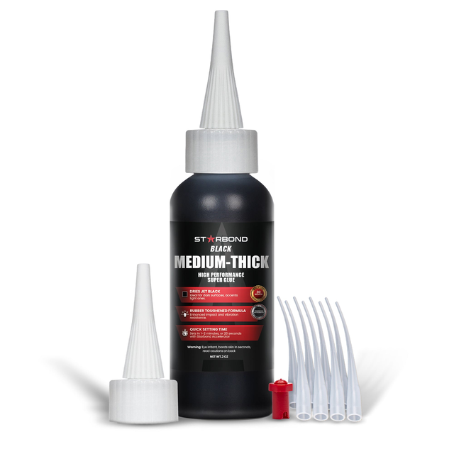Black Medium-Thick Super Glue