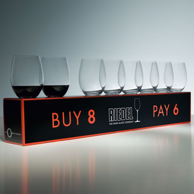 Riedel 'O' Buy 8 Pay 6 Cabernet Stemless Wine Glasses (Set of 8)