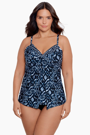 Plus Size Love Knot Tankini Top in Palatium