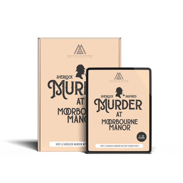 Sherlock Holmes Murder Mystery Host Your Own Game Kit