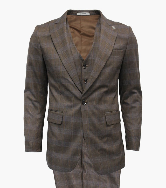 Bale 3 Piece Vested Suit