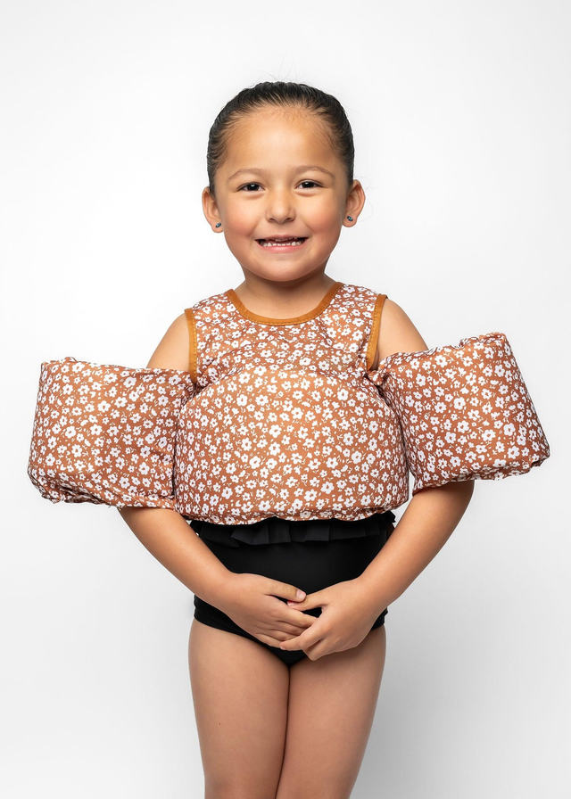 Splasher | Brown Ditsy Floral