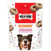 Milk-Bone Dunkin’ Vanilla Glaze Flavor Dog Biscuits With Other Natural Flavors