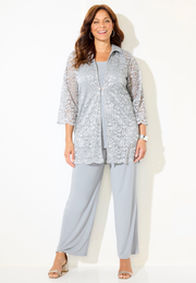 3-Piece Lace Pant Set