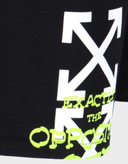 Off-White Opposite Arrow Skate Sweatshorts Black