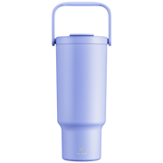40oz tumbler carrying handle pure purple