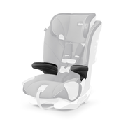 MyFit Harness + Booster Car Seat Armrest Covers - Grey