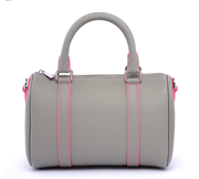PRE ORDER - Mini Boston - Limited edition - Pearl Grey / Neon Pink