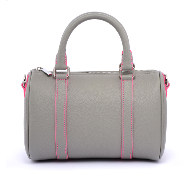 PRE ORDER - Mini Boston - Limited edition - Pearl Grey / Neon Pink