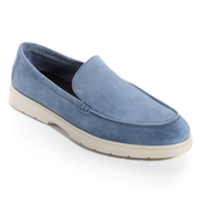 Hathaway Sky Blue Suede Slip On