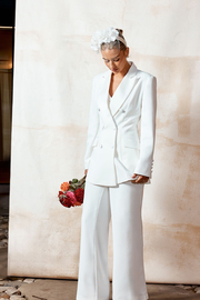 Premium Hourglass Silhouette Double Breasted Blazer