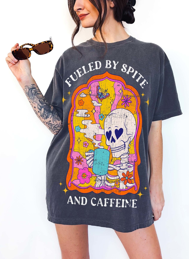 Fueled By Spite And Caffeine Tee