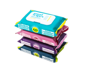 60ct Flushable Wipes - Variety Pack