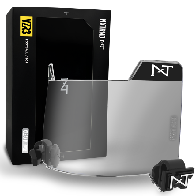 NXTRND VZR3® Football Visor Clear Mirror