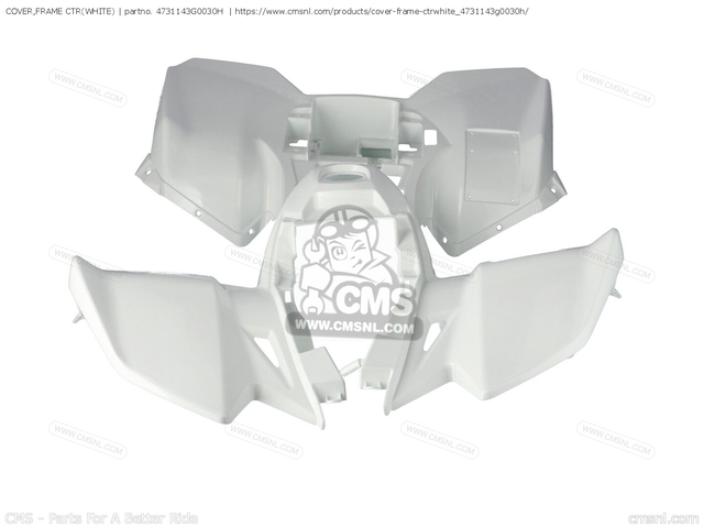 COVER,FRAME CTR(WHITE)