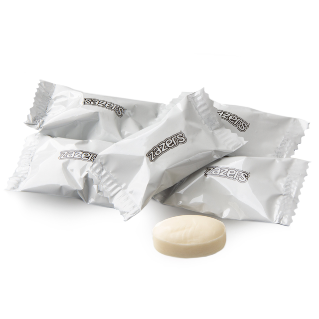 White Foiled Zaza Chews - Strawberry