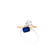 Toi et Moi Gemstone Heirloom Ring