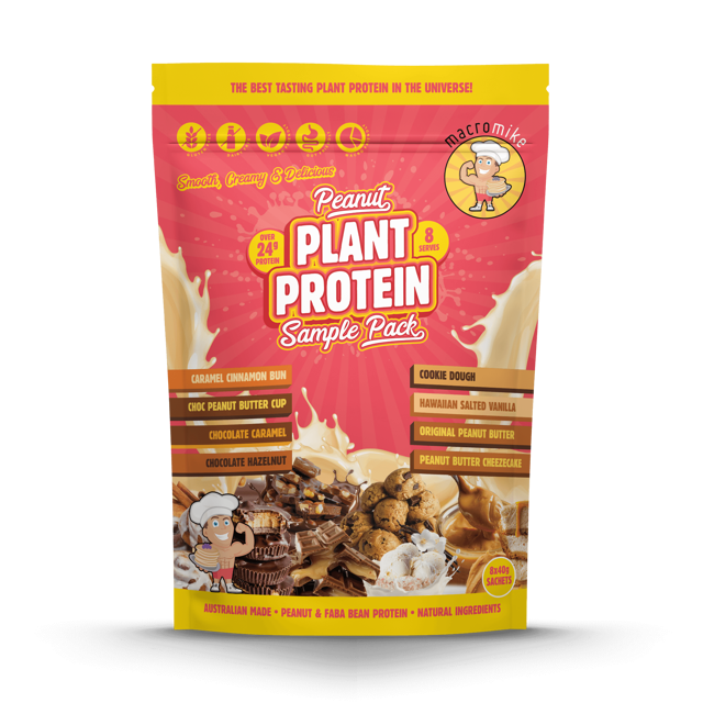 Peanut Plant Protein Sample Pack - 8 x 40g Sachets