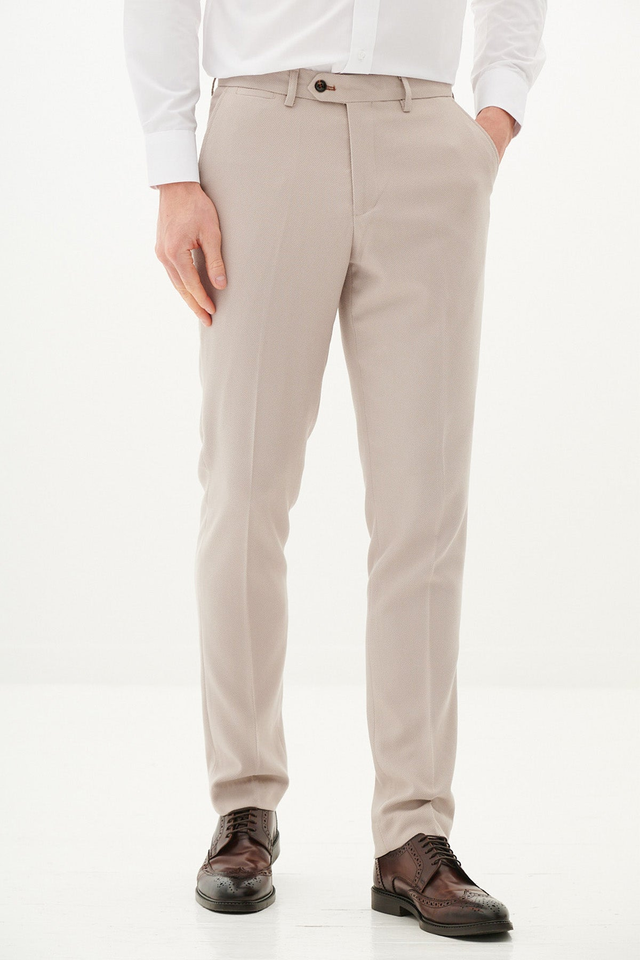 HM5 - Stone Tailored Trousers