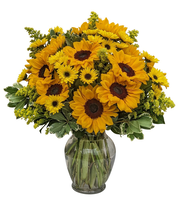 Sunflower Vase