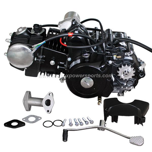 125CC 4 Stroke 3 Speed Auto With Reverse Engine Motor for ATV GOKART 3+1