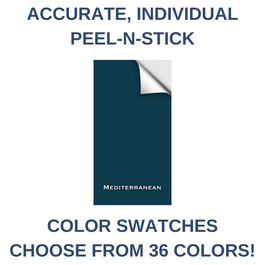 Individual Peel-N-Stick Color Swatch Card