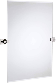 Adjustable Gold Pivot Mirror - 24" x 36"