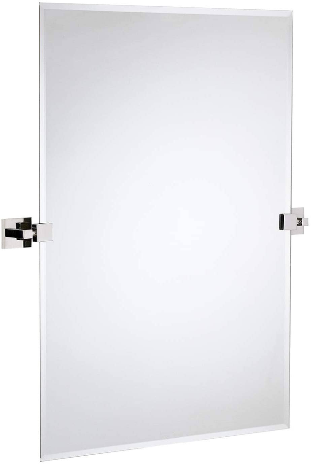 Adjustable Gold Pivot Mirror - 24" x 36"