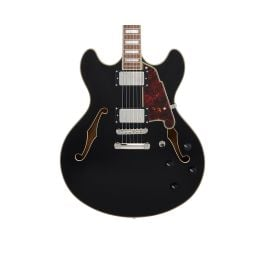 D'Angelico Premier DC Semi-Hollow Guitar - Black