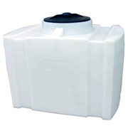 55 Gallon Plastic Portable Utility Tank in White
