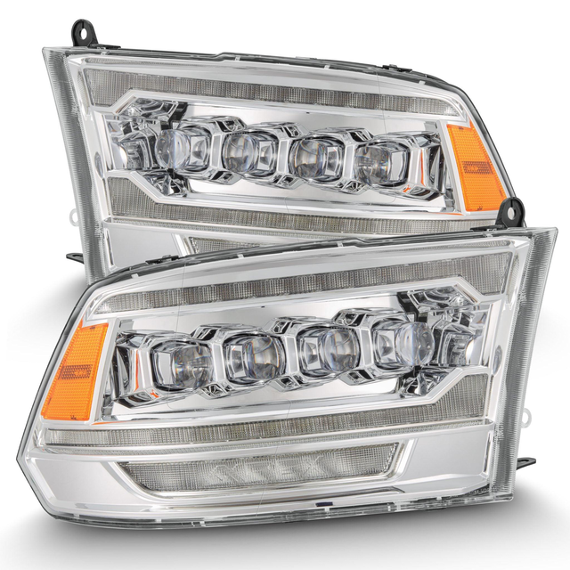 Alpha Rex 09-18 Ram Truck NOVA-Series (5th Gen 2500 G2 Style) LED Projector Headlights Chrome