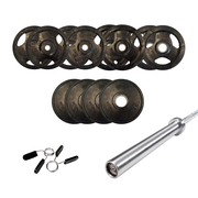 Muscle Motion Rubber Olympic Barbell Set