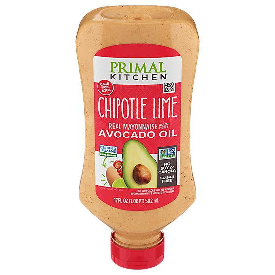 Primal Kitchen Squeeze Chipotle Lime Mayo made with Avocado Oil - 17 Oz