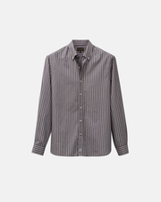 Retro Black Stripe Dress Shirt