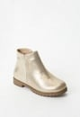 Metallic Tulip Side Bootie