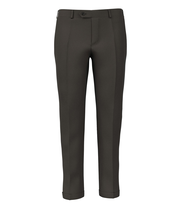 Pantalon Sur Mesure pour Homme en twill de laine marron