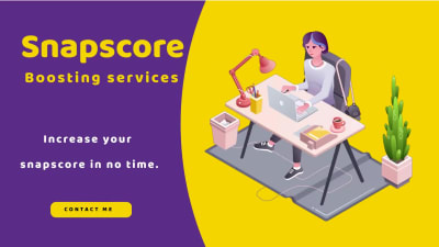 You will get any amount of snapscore to your snapchat account