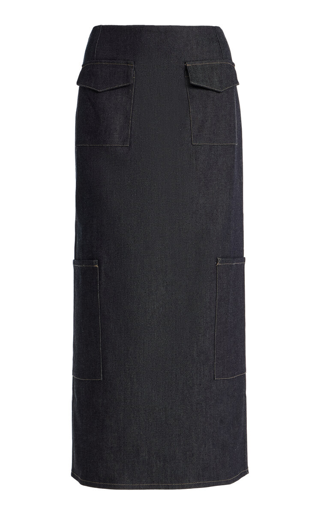 Exclusive Valletta Denim Maxi Skirt