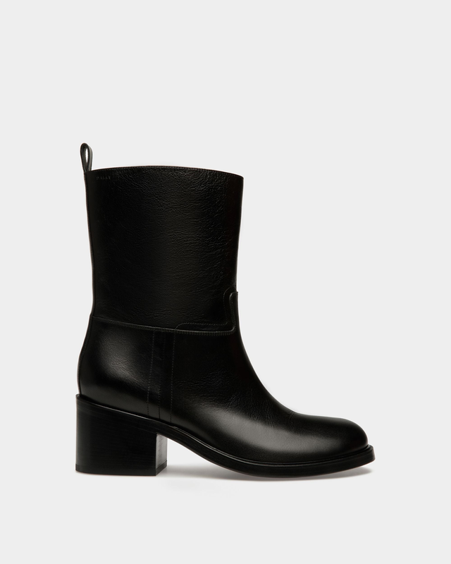 Peggy Boot in Black Leather