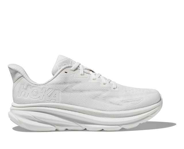 Women's Clifton 9 (WWH - White/White)