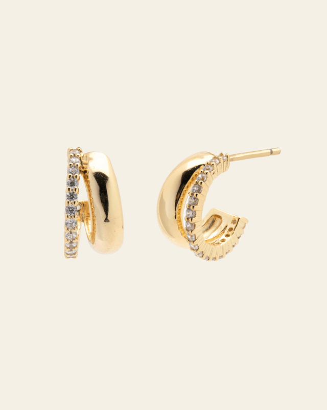 Jolene Hoops - Gold Vermeil